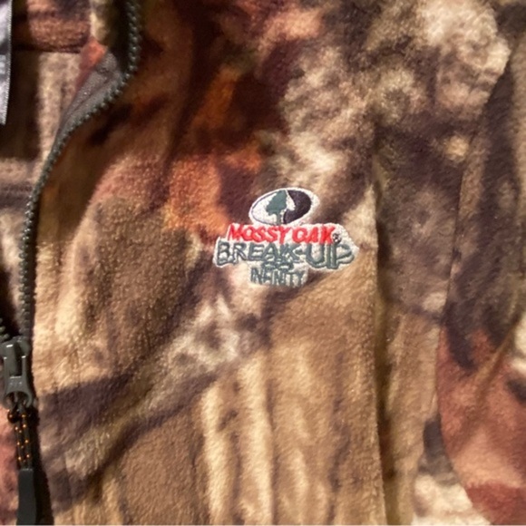 Mossy Oak Break Up Jacket Mens Size Medium Infinity Full Zip Pockets - Picture 4 of 12